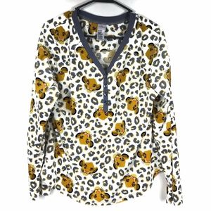 Disney Lion King Simba Velour Henley Pajama Soft